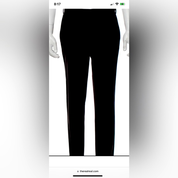 Coach Dress Wool Suit Pants Black Unhemmed - Picture 4 of 8
